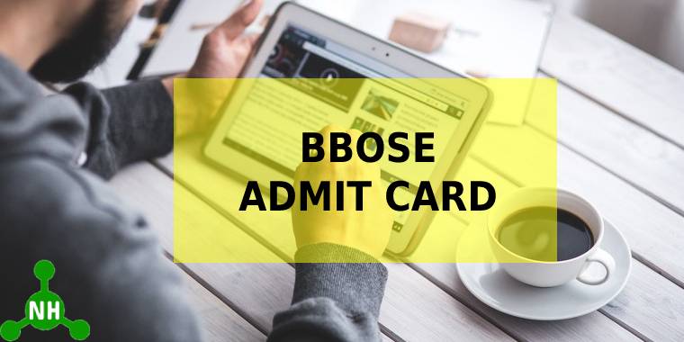 BBOSE admit card featured image