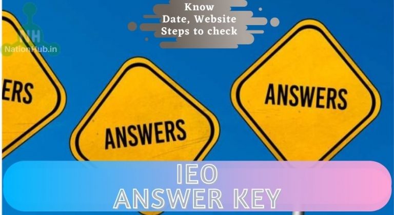 IEO Answer Key 2024-25 PDF Download Soon @sofworld.org