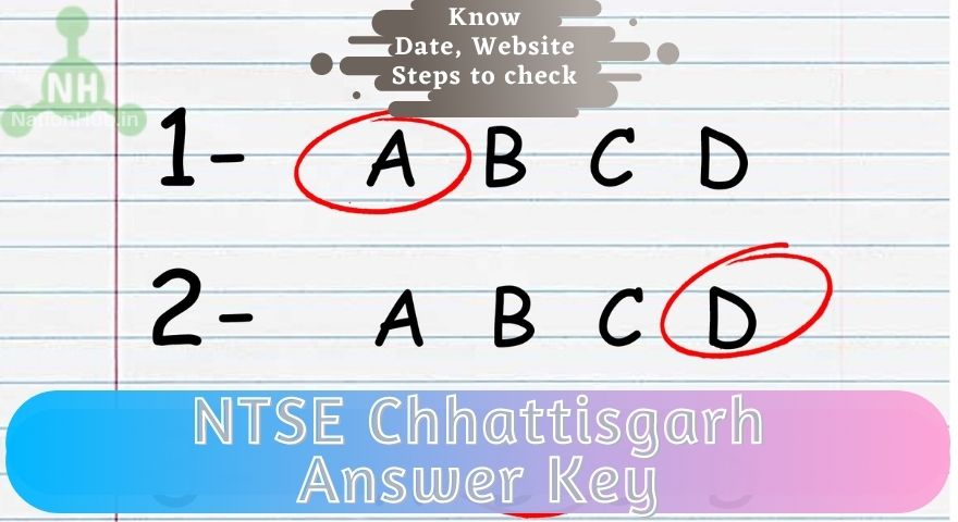 NTSE Chhattisgarh Answer Key Featured Image