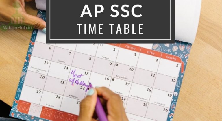 AP SSC Time Table 2023 PDF ‣ Check BSEAP 10th Exam Dates