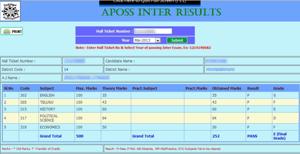 AP Open Inter Results 2024 Date, Link‣ AP 12th Supplementary Exam