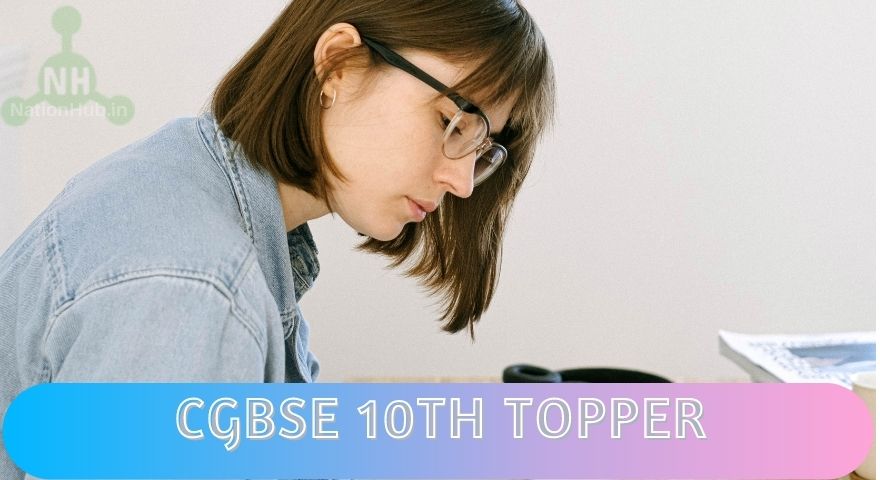 cgbse 10th topper