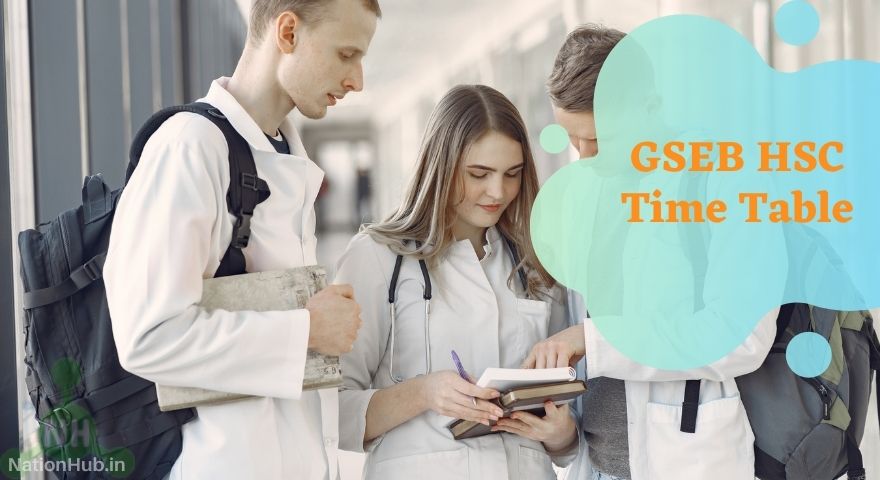 gseb hsc time table