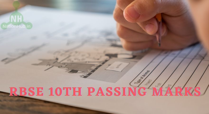 rbse 10th passing marks