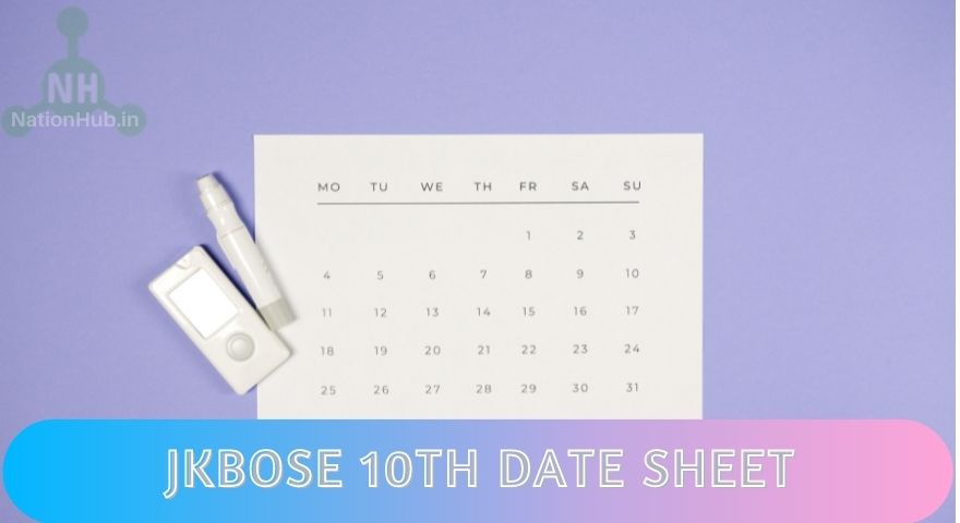 JKBOSE 10th Date Sheet Featured Image