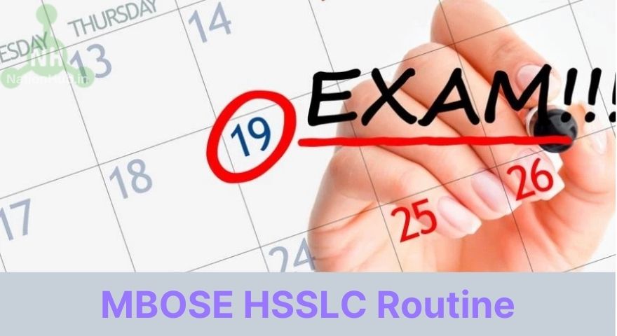 MBOSE HSSLC Routine Featured Image