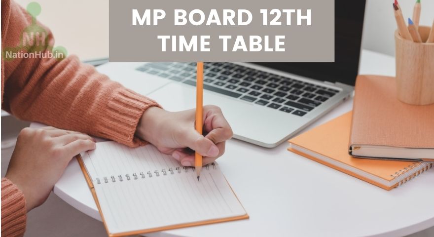 MP Board 12th Time Table Featured Image