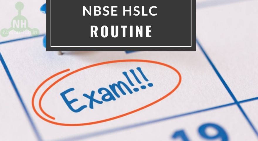 NBSE HSLC Routine Featured Image