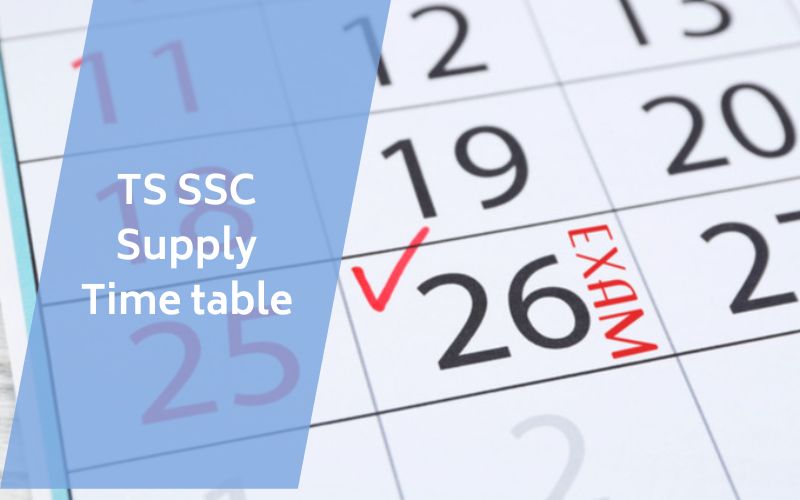 TS SSC Supply Time table Featured Image