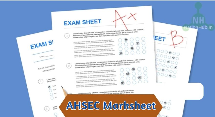 AHSEC Marksheet 2025 Download PDF Class 12 Assam HS Certificate