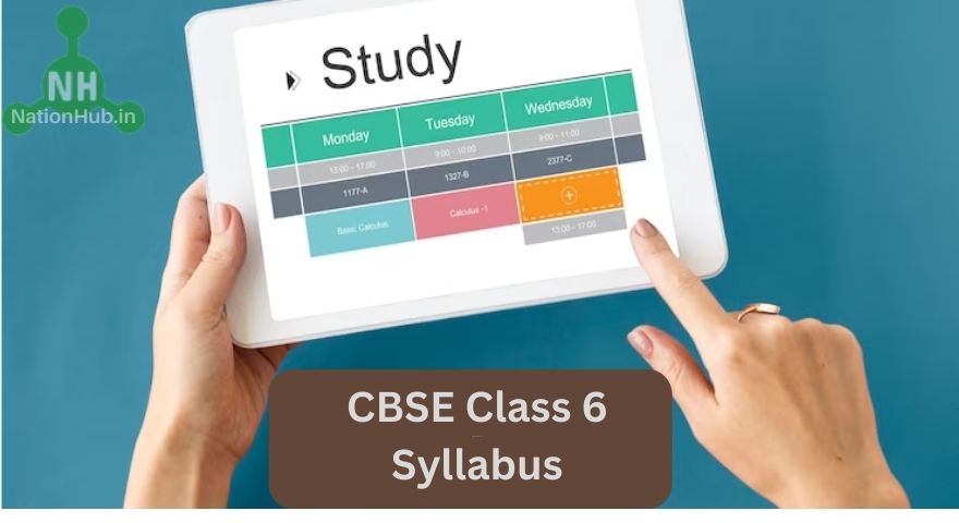 cbse class 6 syllabus