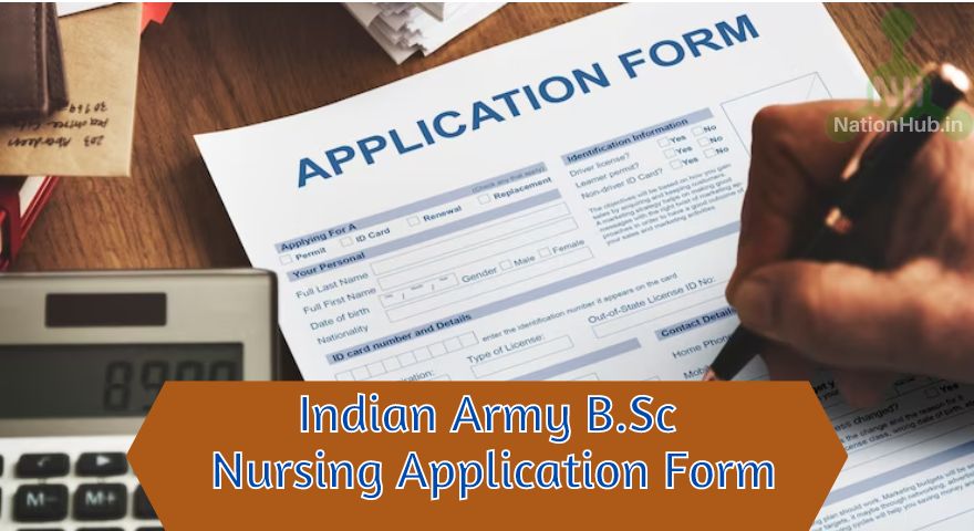 indian army b.sc nursing application form