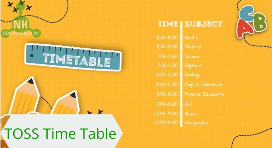 toss time table