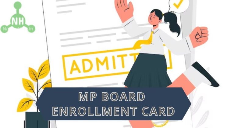 MP Board Enrollment Card 2025 Class 9 (Form, Enrollment Number)