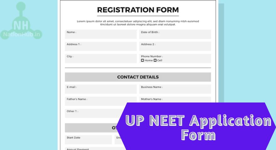 up neet application form