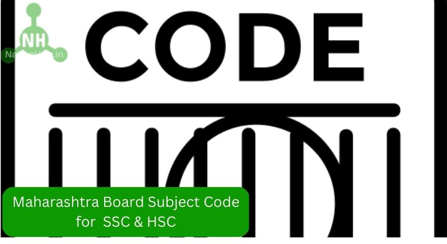 maharashtra board subject code for ssc hsc