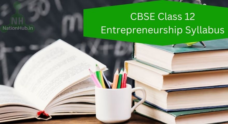 cbse class 12 entreprenuership syllabus