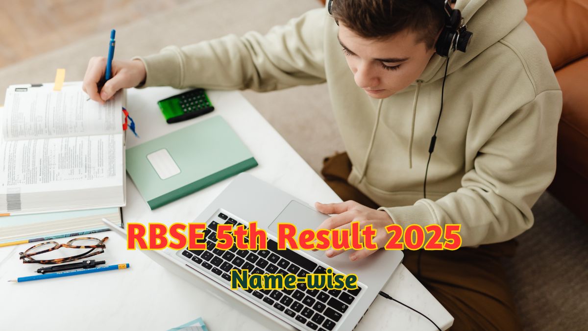 rbse 5th result 2025 name wise