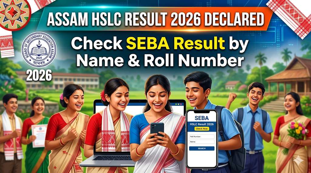Assam HSLC Result 2026 Declared
