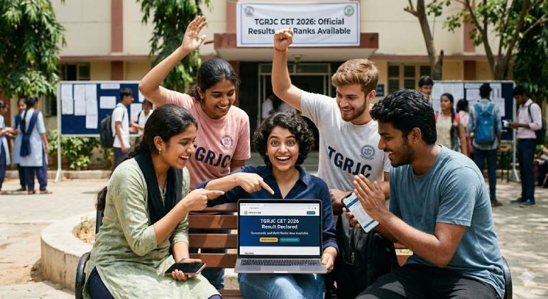 TGRJC CET Result 2026 Declared