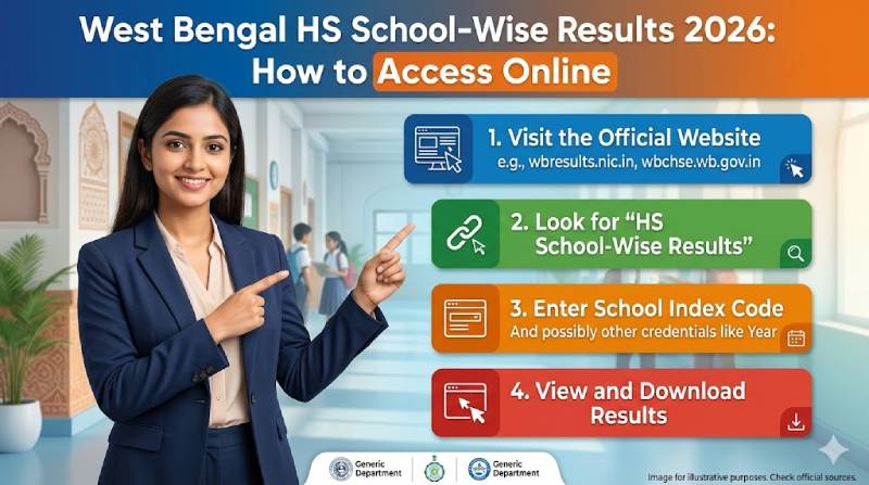 West Bengal HS School Wise Results 2026