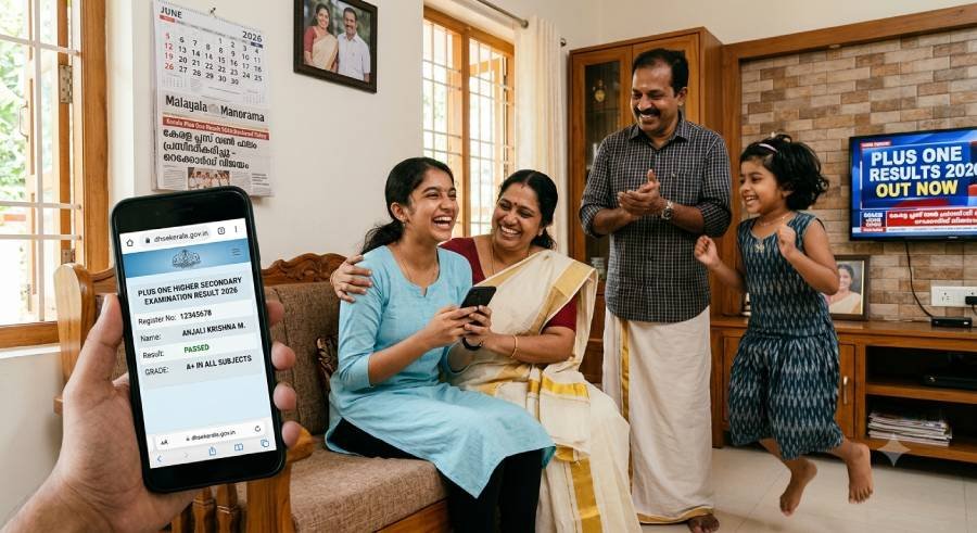 Kerala Plus One Result 2026 Declared Today