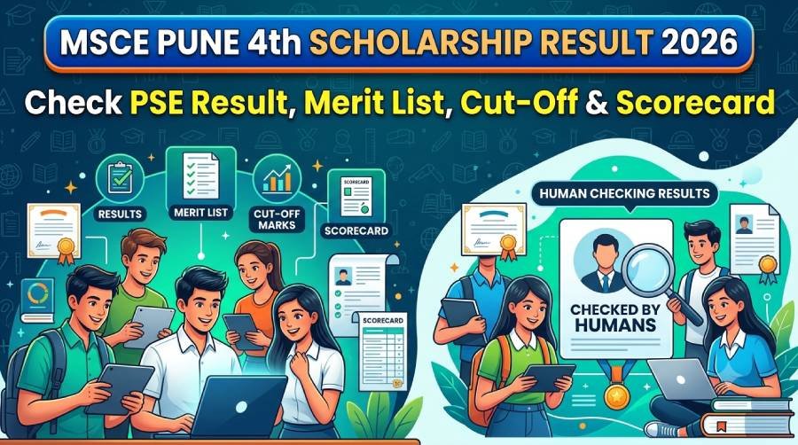 MSCE Pune 4th Scholarship Result 2026