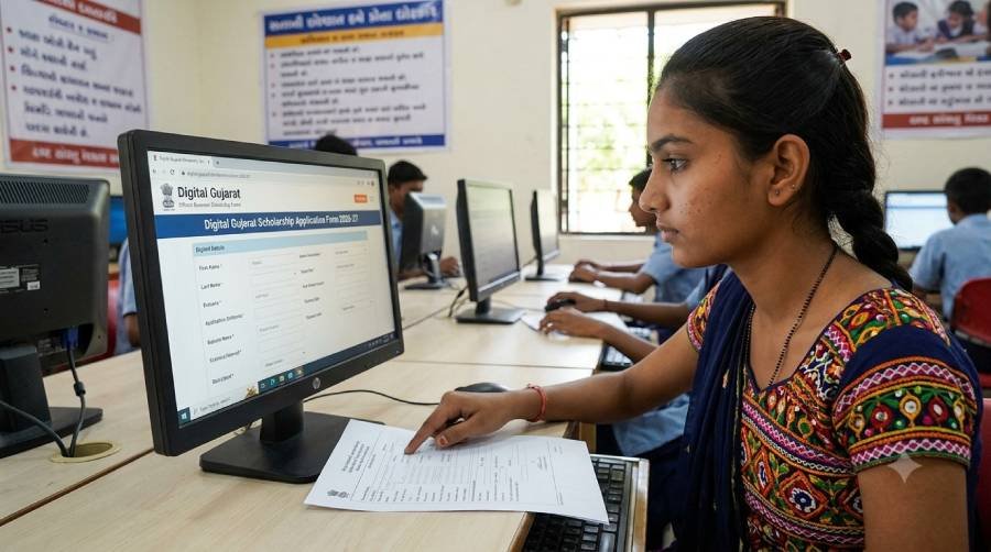 Digital Gujarat Scholarship Application Form 2026 27